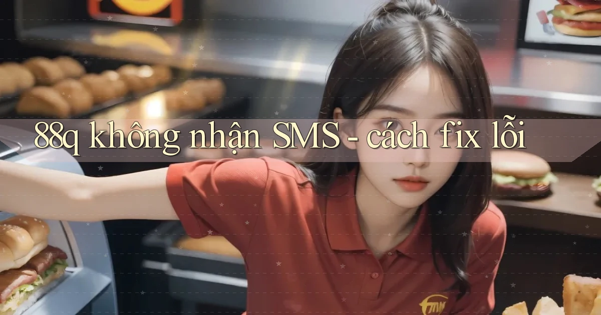 88q không nhận SMS   cách fix lỗi