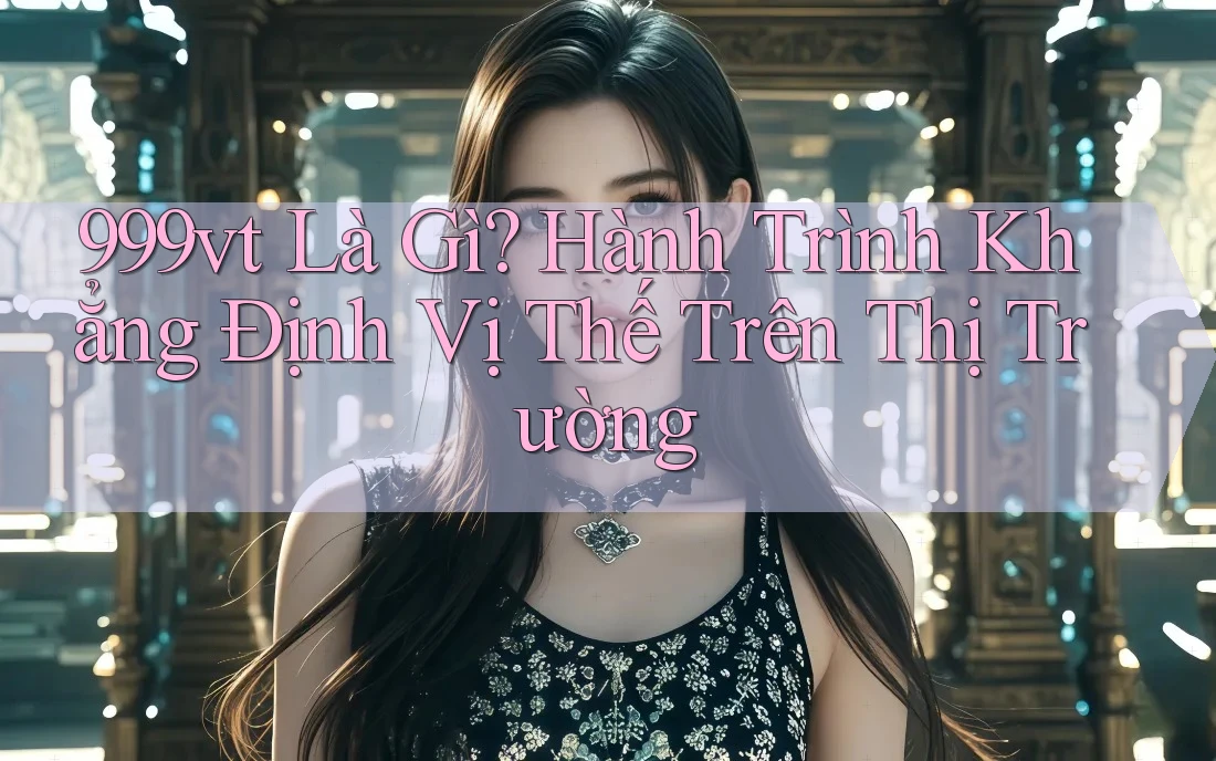 999vt Là Gì? Hành Trình Khẳng Định Vị Thế Trên Thị Trường