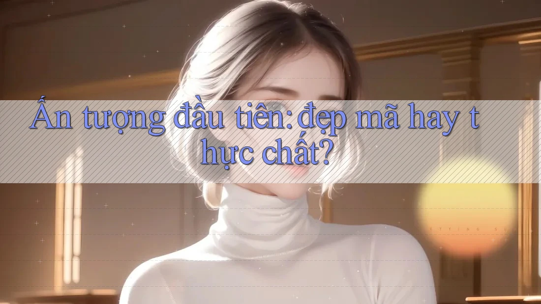 Ấn tượng đầu tiên: đẹp mã hay thực chất?