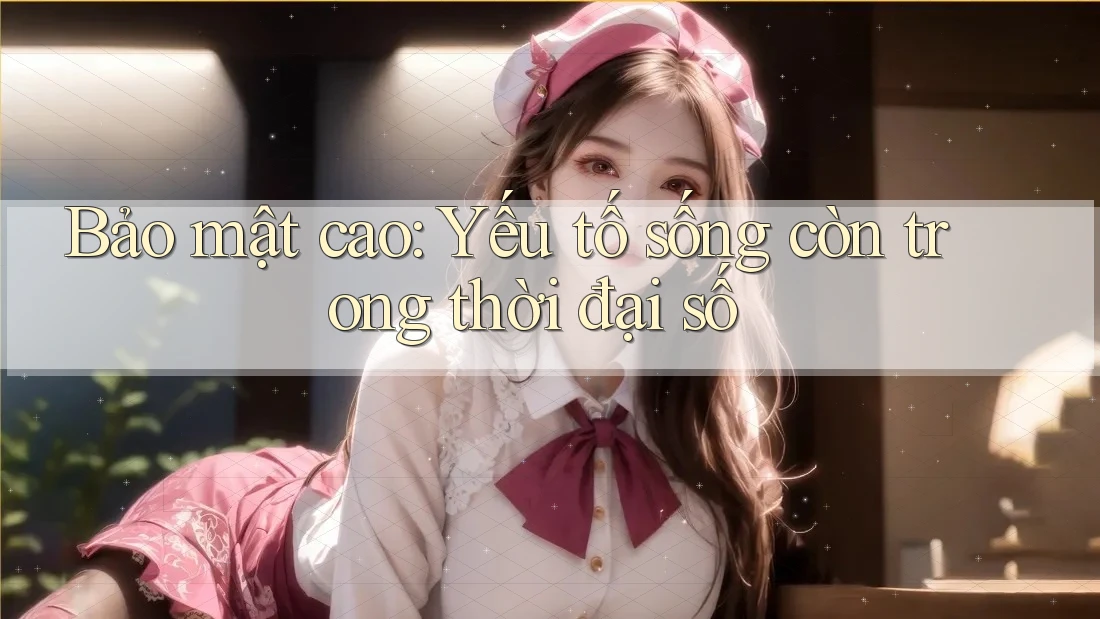 Bảo mật cao: Yếu tố sống còn trong thời đại số Bảo mật cao: Yếu tố sống còn trong thời đại số