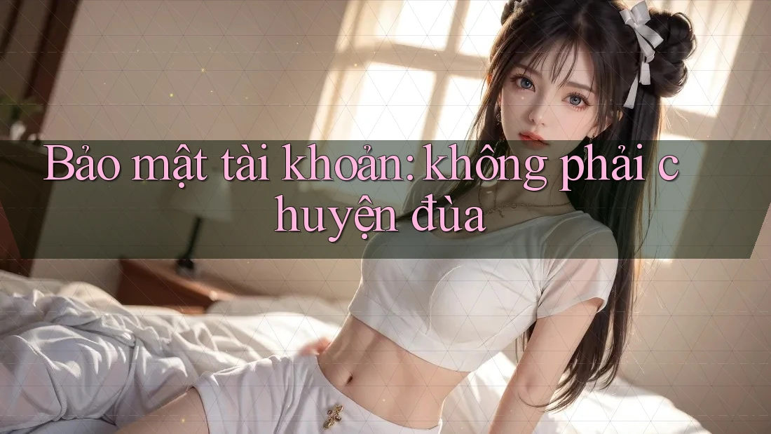 Bảo mật tài khoản: không phải chuyện đùa Bảo mật tài khoản: không phải chuyện đùa