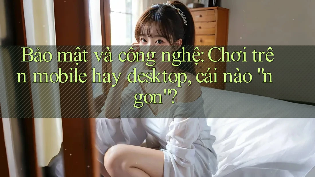 Bảo mật và công nghệ: Chơi trên mobile hay desktop, cái nào “ngon”?
