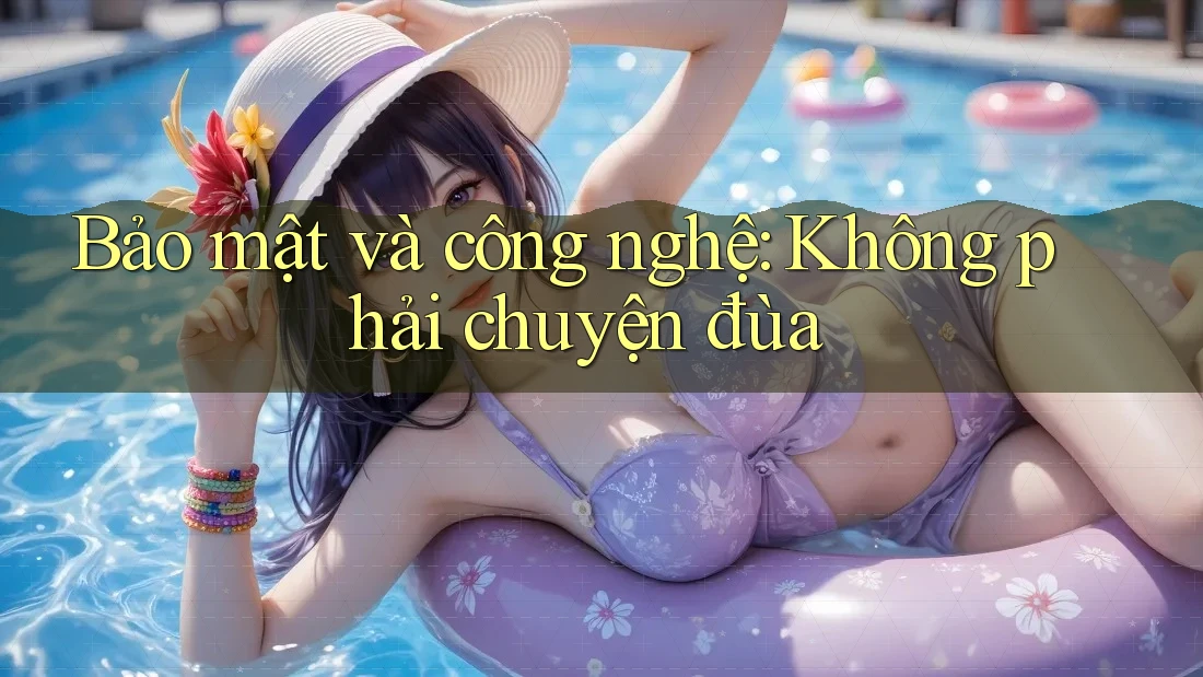 Bảo mật và công nghệ: Không phải chuyện đùa