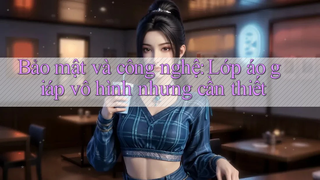 Bảo mật và công nghệ: Lớp áo giáp vô hình nhưng cần thiết