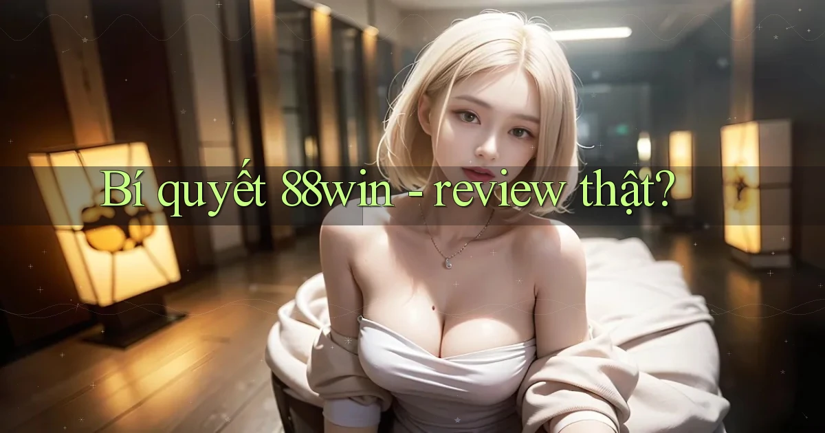 Bí quyết 88win   review thật