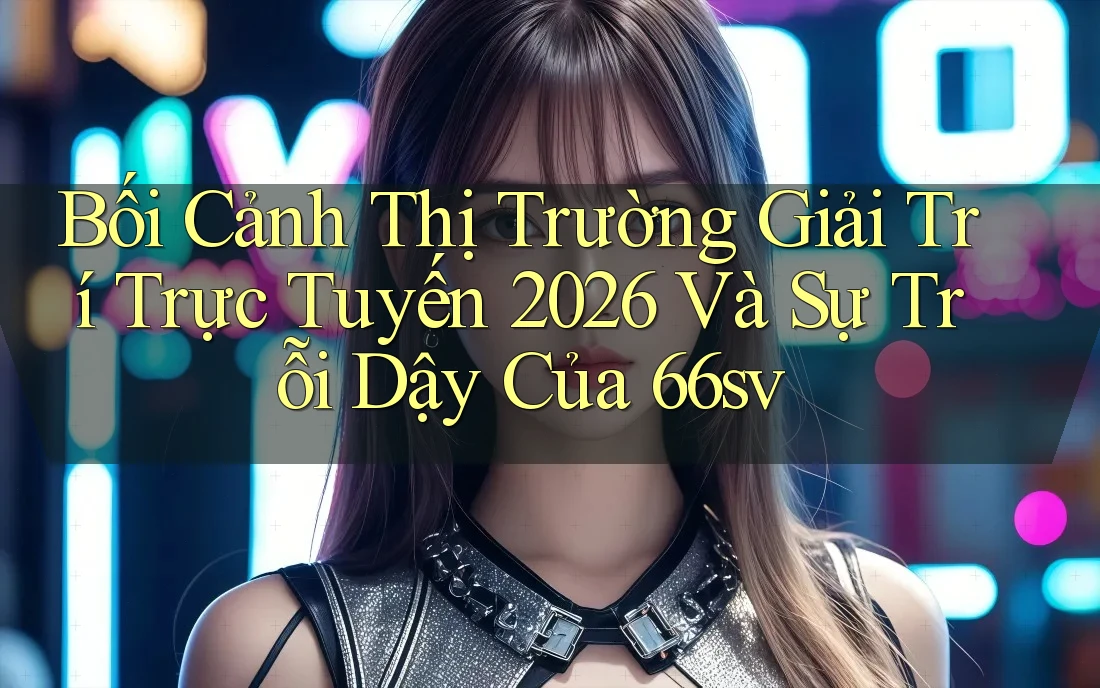 Bối Cảnh Thị Trường Giải Trí Trực Tuyến 2026 Và Sự Trỗi Dậy Của 66sv Bối Cảnh Thị Trường Giải Trí Trực Tuyến 2026 Và Sự Trỗi Dậy Của 66sv