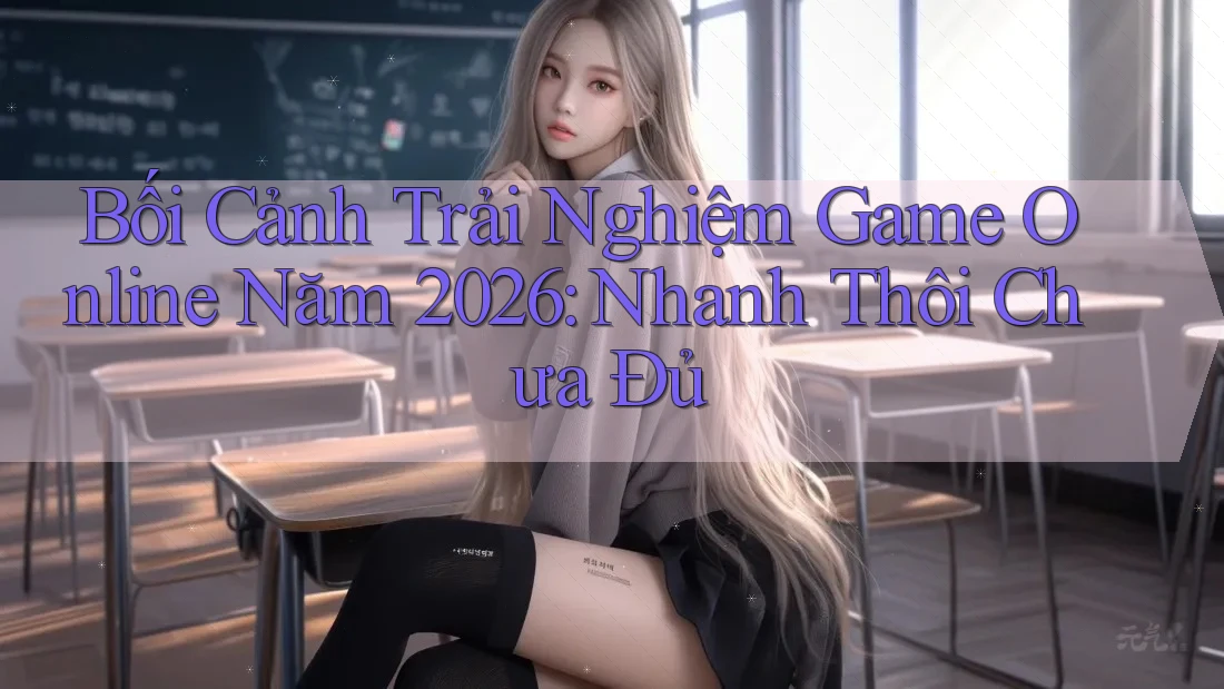 Bối Cảnh Trải Nghiệm Game Online Năm 2026: Nhanh Thôi Chưa Đủ Bối Cảnh Trải Nghiệm Game Online Năm 2026: Nhanh Thôi Chưa Đủ