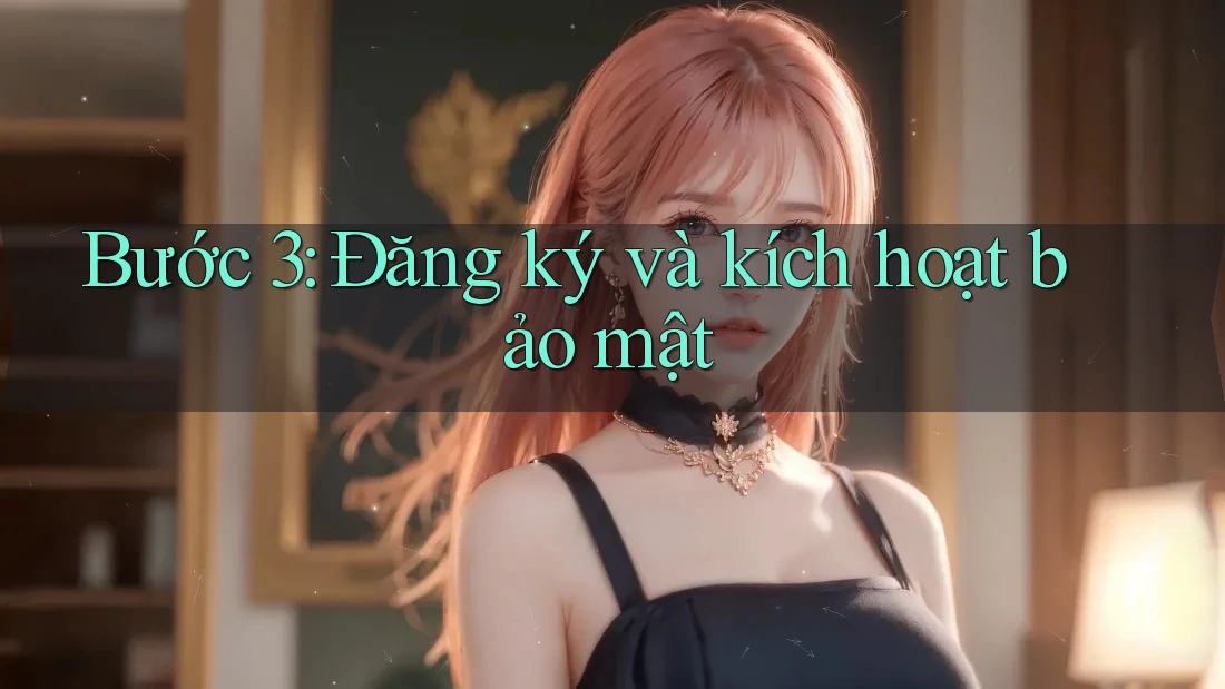 Bước 3: Đăng ký và kích hoạt bảo mật