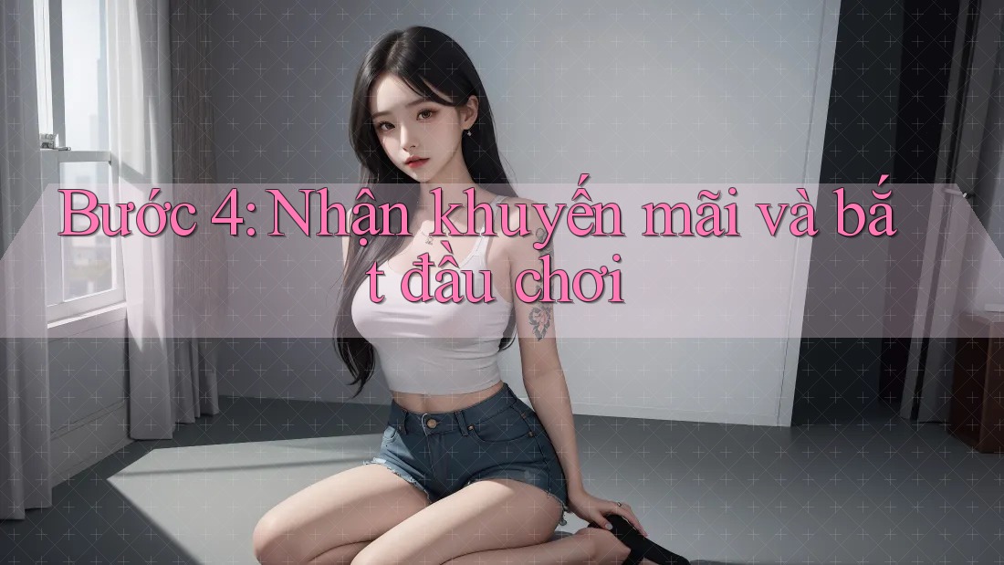 Bước 4: Nhận khuyến mãi và Bắt đầu chơi Bước 4: Nhận khuyến mãi và Bắt đầu chơi