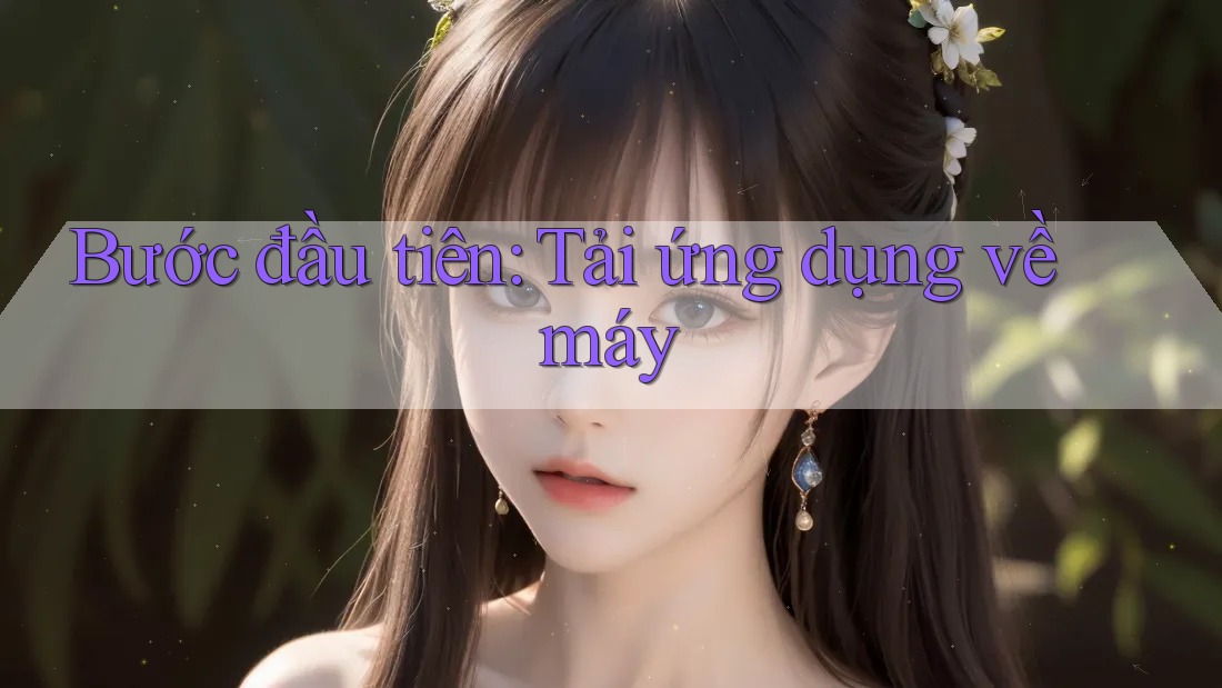 Bước đầu tiên: Tải ứng dụng về máy Bước đầu tiên: Tải ứng dụng về máy