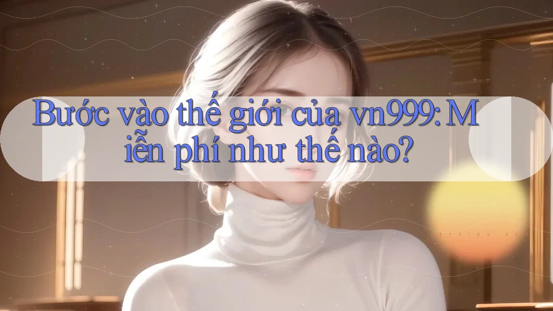 Bước vào thế giới của vn999: Miễn phí như thế nào? Bước vào thế giới của vn999: Miễn phí như thế nào?