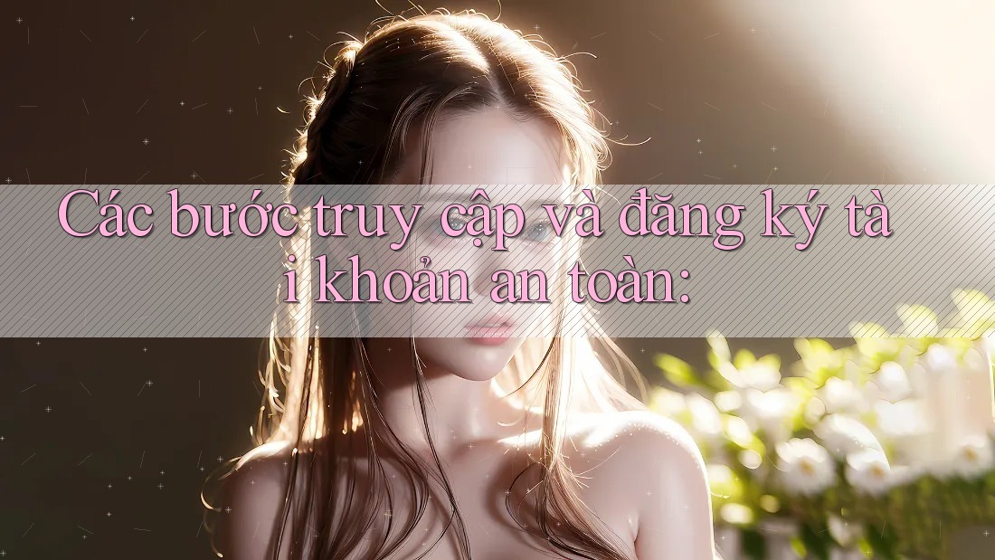 Các bước truy cập và đăng ký tài khoản an toàn: