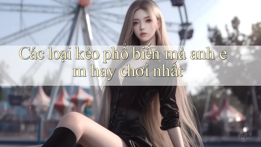Các loại kèo phổ biến mà anh em hay chơi nhất Các loại kèo phổ biến mà anh em hay chơi nhất