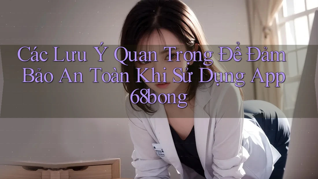 Các Lưu Ý Quan Trọng Để Đảm Bảo An Toàn Khi Sử Dụng App 68bong Các Lưu Ý Quan Trọng Để Đảm Bảo An Toàn Khi Sử Dụng App 68bong