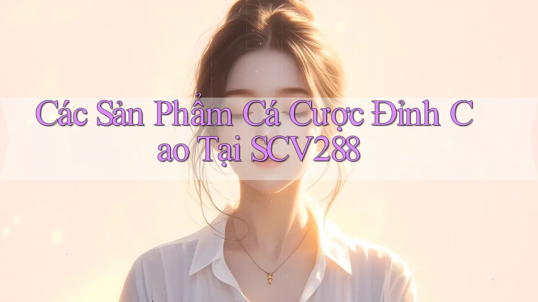 Các Sản Phẩm Cá Cược Đỉnh Cao Tại SCV288 Các Sản Phẩm Cá Cược Đỉnh Cao Tại SCV288