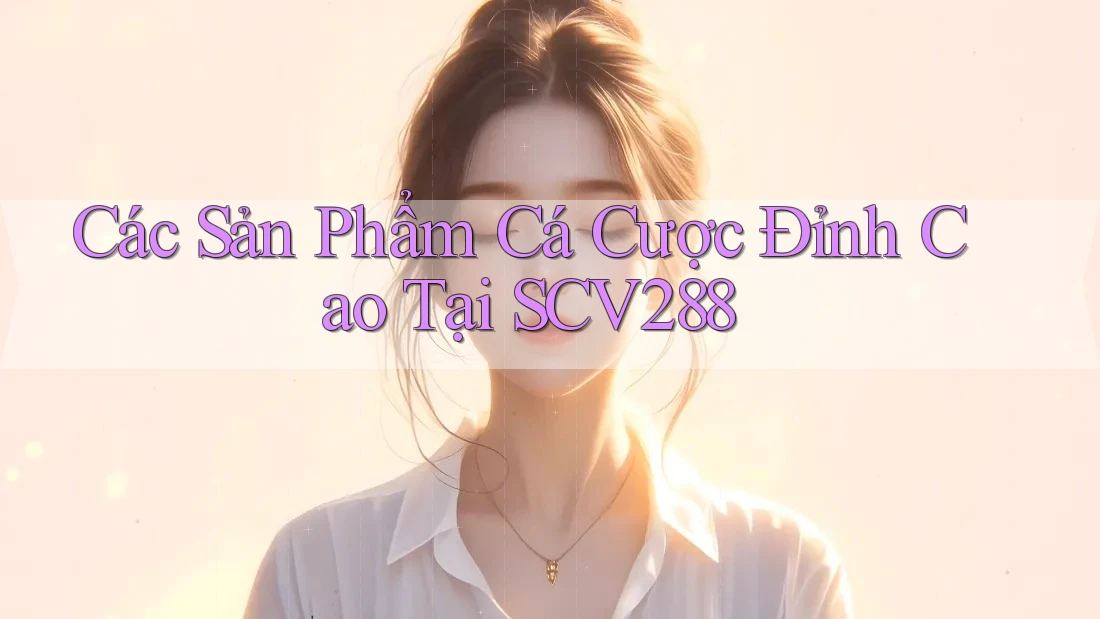 Các Sản Phẩm Cá Cược Đỉnh Cao Tại SCV288 Các Sản Phẩm Cá Cược Đỉnh Cao Tại SCV288
