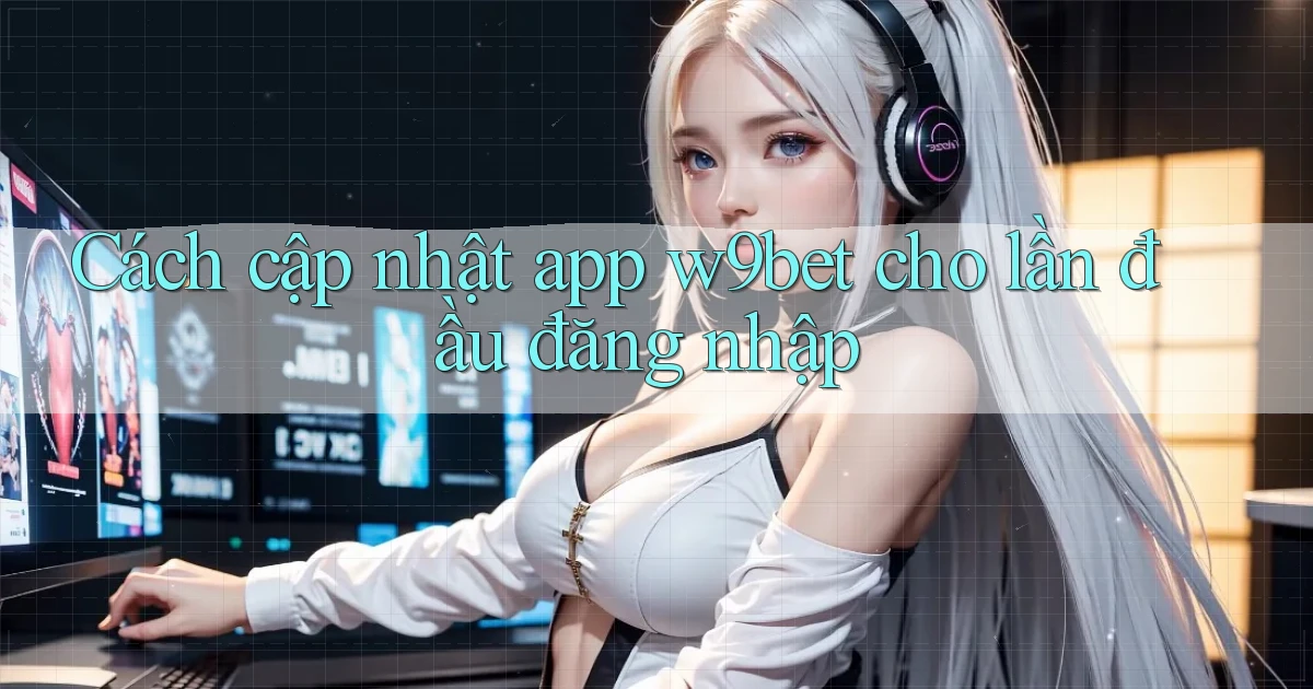 Cách cập nhật app w9bet cho lần đầu đăng nhập