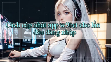 Cách cập nhật app w9bet cho lần đầu đăng nhập