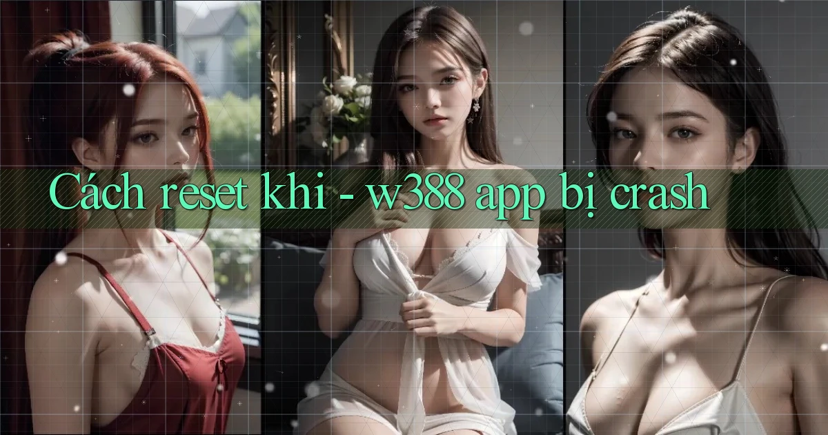 Cách reset khi   w388 app bị crash