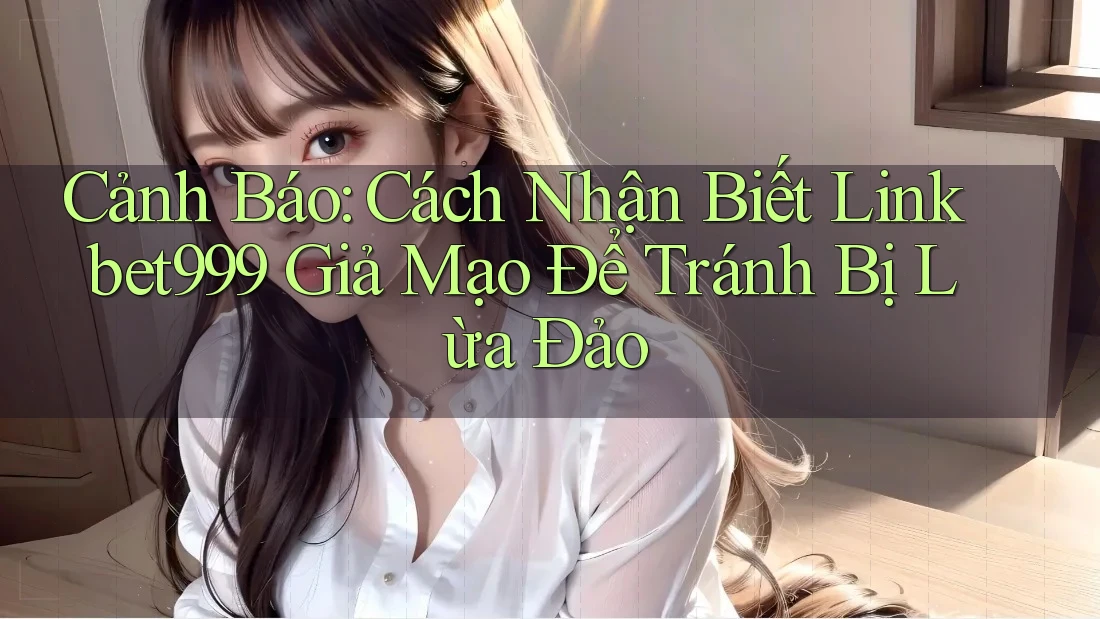 Cảnh Báo: Cách Nhận Biết Link bet999 Giả Mạo Để Tránh Bị Lừa Đảo Cảnh Báo: Cách Nhận Biết Link bet999 Giả Mạo Để Tránh Bị Lừa Đảo