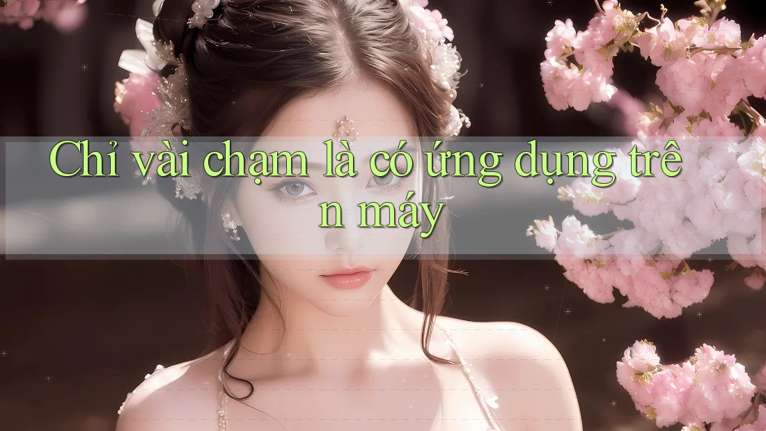 Chỉ vài chạm là có ứng dụng trên máy Chỉ vài chạm là có ứng dụng trên máy
