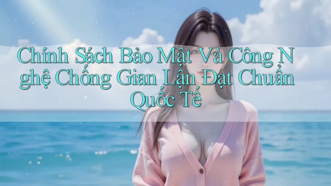 Chính Sách Bảo Mật Và Công Nghệ Chống Gian Lận Đạt Chuẩn Quốc Tế