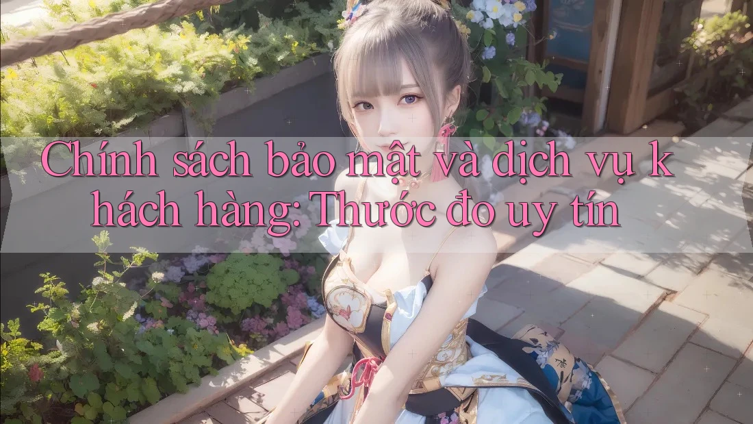 Chính sách bảo mật và dịch vụ khách hàng: Thước đo uy tín Chính sách bảo mật và dịch vụ khách hàng: Thước đo uy tín