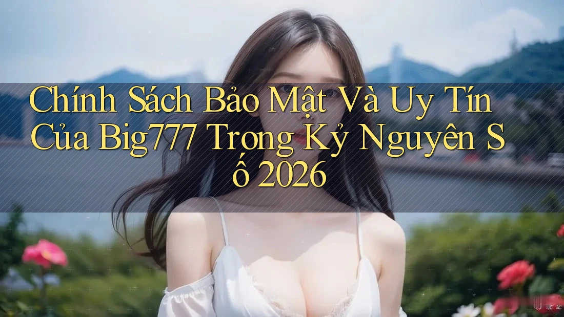 Chính Sách Bảo Mật Và Uy Tín Của Big777 Trong Kỷ Nguyên Số 2026 Chính Sách Bảo Mật Và Uy Tín Của Big777 Trong Kỷ Nguyên Số 2026