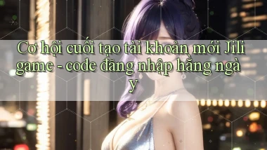 Cơ hội cuối tạo tài khoản mới Jiligame   code đăng nhập hằng ngày