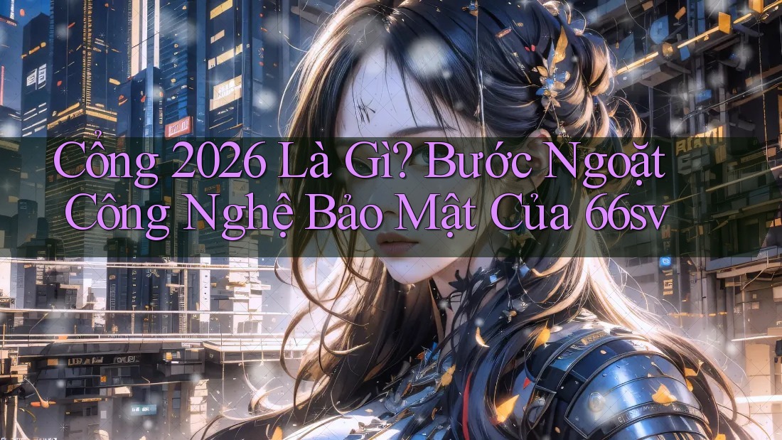 Cổng 2026 Là Gì? Bước Ngoặt Công Nghệ Bảo Mật Của 66sv Cổng 2026 Là Gì? Bước Ngoặt Công Nghệ Bảo Mật Của 66sv