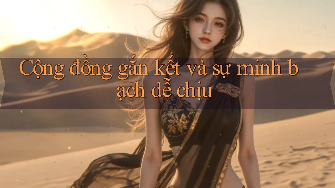 Cộng đồng gắn kết và sự minh bạch dễ chịu Cộng đồng gắn kết và sự minh bạch dễ chịu