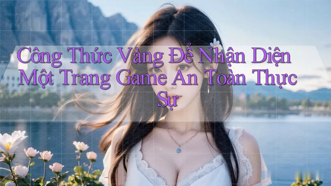 Công Thức Vàng Để Nhận Diện Một Trang Game An Toàn Thực Sự Công Thức Vàng Để Nhận Diện Một Trang Game An Toàn Thực Sự