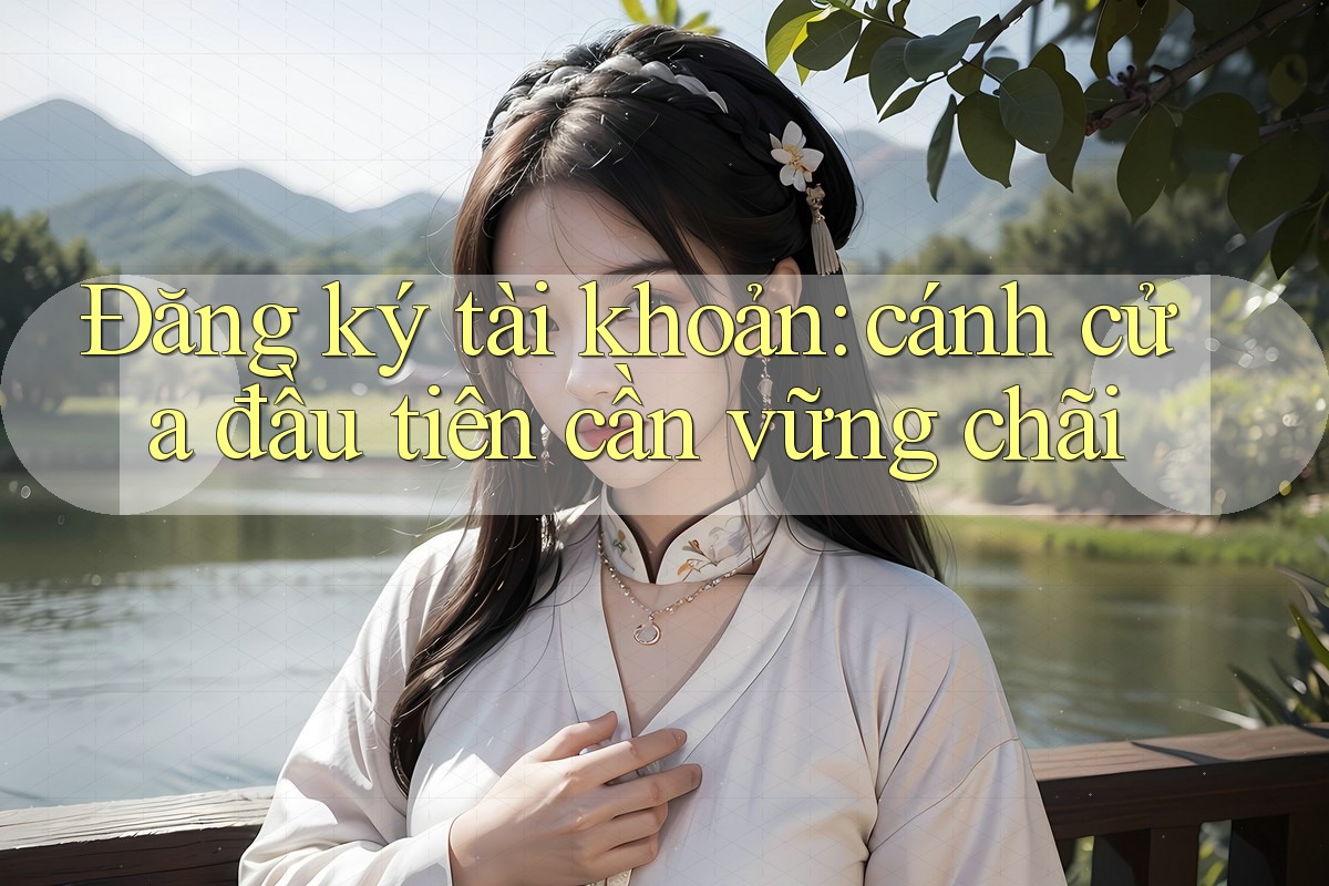 Đăng ký tài khoản: cánh cửa đầu tiên cần vững chãi