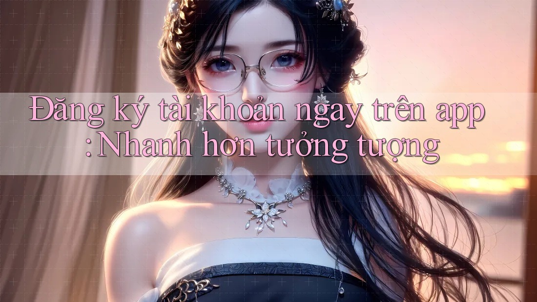 Đăng ký tài khoản ngay trên app: Nhanh hơn tưởng tượng