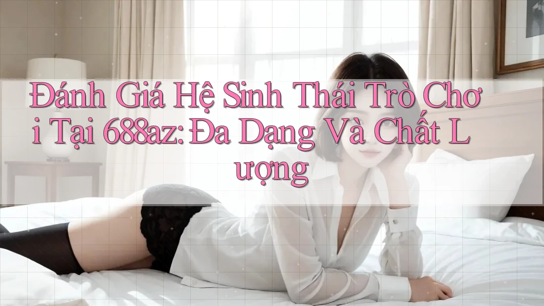 Đánh Giá Hệ Sinh Thái Trò Chơi Tại 688az: Đa Dạng Và Chất Lượng