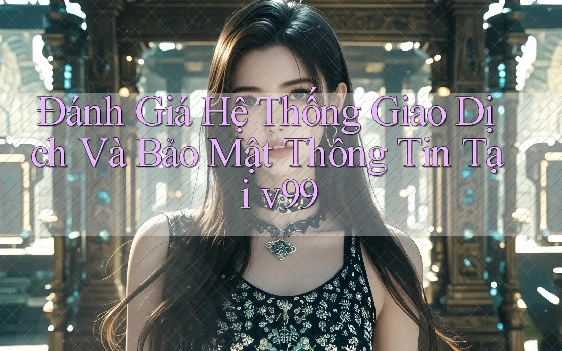 Đánh Giá Hệ Thống Giao Dịch Và Bảo Mật Thông Tin Tại v99 Đánh Giá Hệ Thống Giao Dịch Và Bảo Mật Thông Tin Tại v99