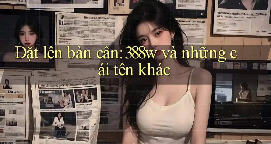 Đặt lên bàn cân: 388w và những cái tên khác