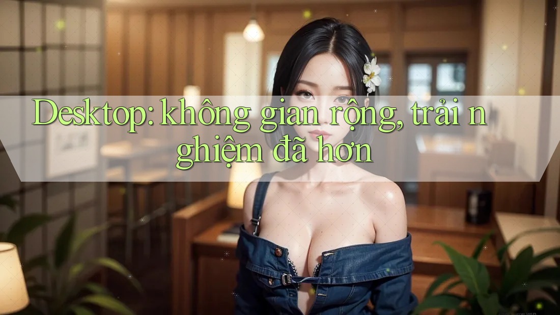 Desktop: không gian rộng, trải nghiệm đã hơn Desktop: không gian rộng, trải nghiệm đã hơn