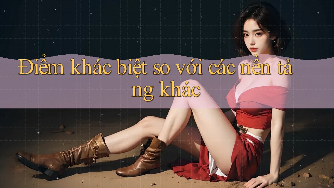 Điểm khác biệt so với các nền tảng khác Điểm khác biệt so với các nền tảng khác
