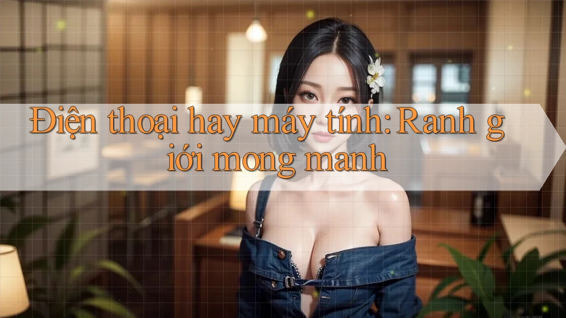 Điện thoại hay máy tính: Ranh giới mong manh