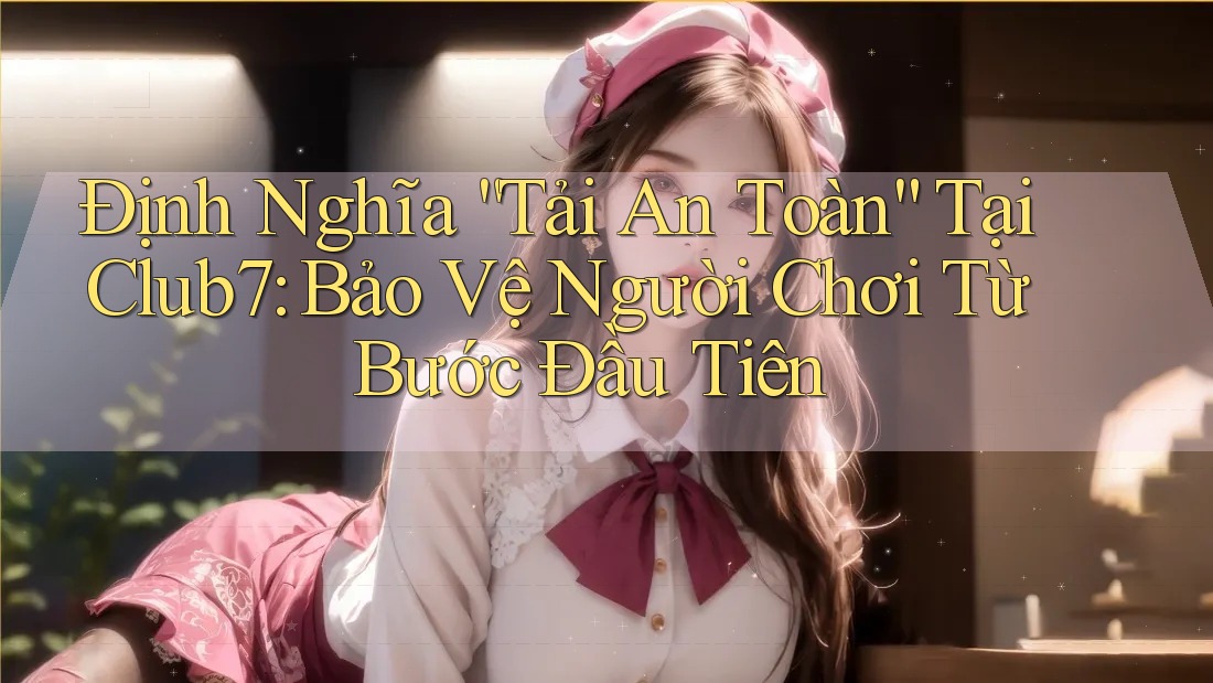 Định Nghĩa “Tải An Toàn” Tại Club7: Bảo Vệ Người Chơi Từ Bước Đầu Tiên Định Nghĩa “Tải An Toàn” Tại Club7: Bảo Vệ Người Chơi Từ Bước Đầu Tiên