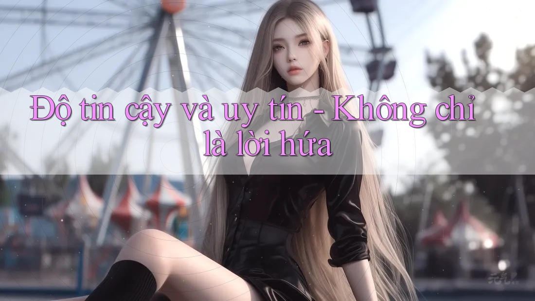 Độ tin cậy và uy tín không chỉ là lời hứa Độ tin cậy và uy tín không chỉ là lời hứa