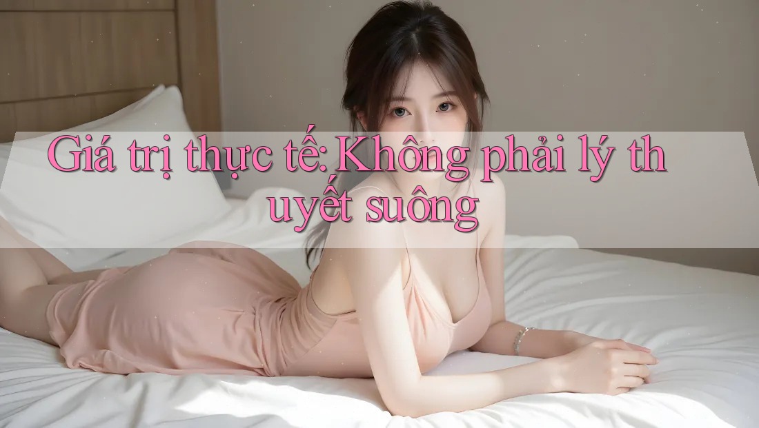 Giá trị thực tế: Không phải lý thuyết suông Giá trị thực tế: Không phải lý thuyết suông