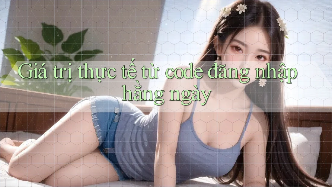 Giá trị thực tế từ code đăng nhập hằng ngày Giá trị thực tế từ code đăng nhập hằng ngày