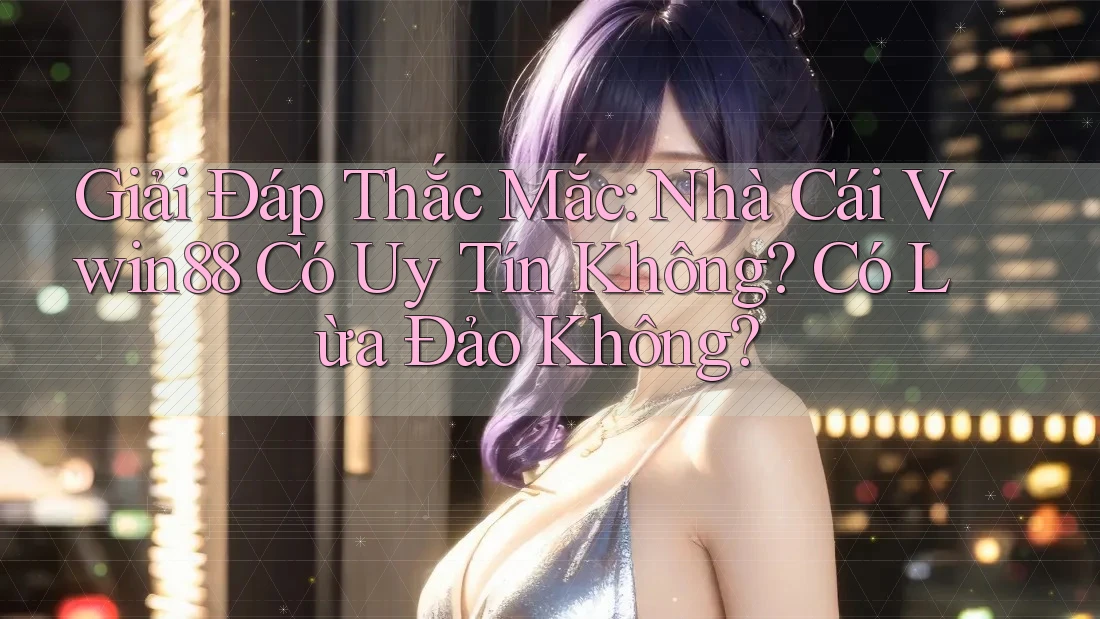 Giải Đáp Thắc Mắc: Nhà Cái Vwin88 Có Uy Tín Không? Có Lừa Đảo Không? Giải Đáp Thắc Mắc: Nhà Cái Vwin88 Có Uy Tín Không? Có Lừa Đảo Không?