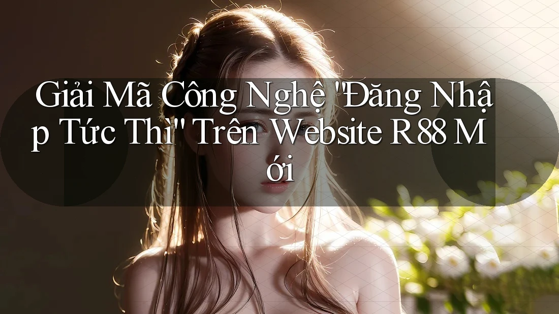 Giải Mã Công Nghệ “Đăng Nhập Tức Thì” Trên Website R88 Mới Giải Mã Công Nghệ “Đăng Nhập Tức Thì” Trên Website R88 Mới