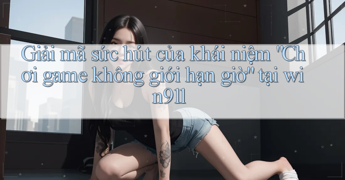 Giải mã sức hút của khái niệm “Chơi game không giới hạn giờ” tại win911 Giải mã sức hút của khái niệm “Chơi game không giới hạn giờ” tại win911
