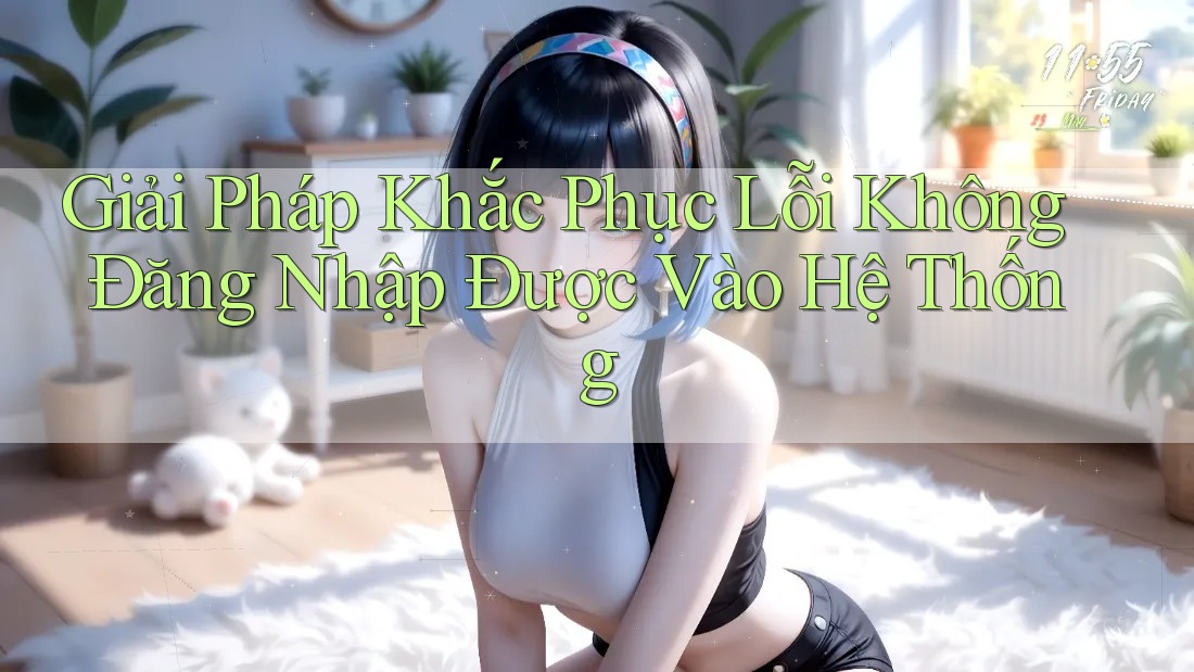Giải Pháp Khắc Phục Lỗi Không Đăng Nhập Được Vào Hệ Thống Giải Pháp Khắc Phục Lỗi Không Đăng Nhập Được Vào Hệ Thống