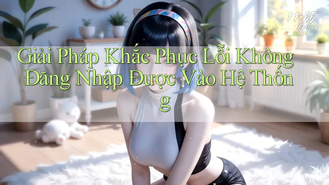 Giải Pháp Khắc Phục Lỗi Không Đăng Nhập Được Vào Hệ Thống
