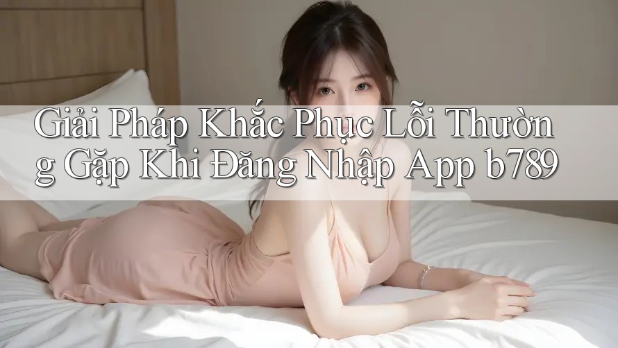 Giải Pháp Khắc Phục Lỗi Thường Gặp Khi Đăng Nhập App b789